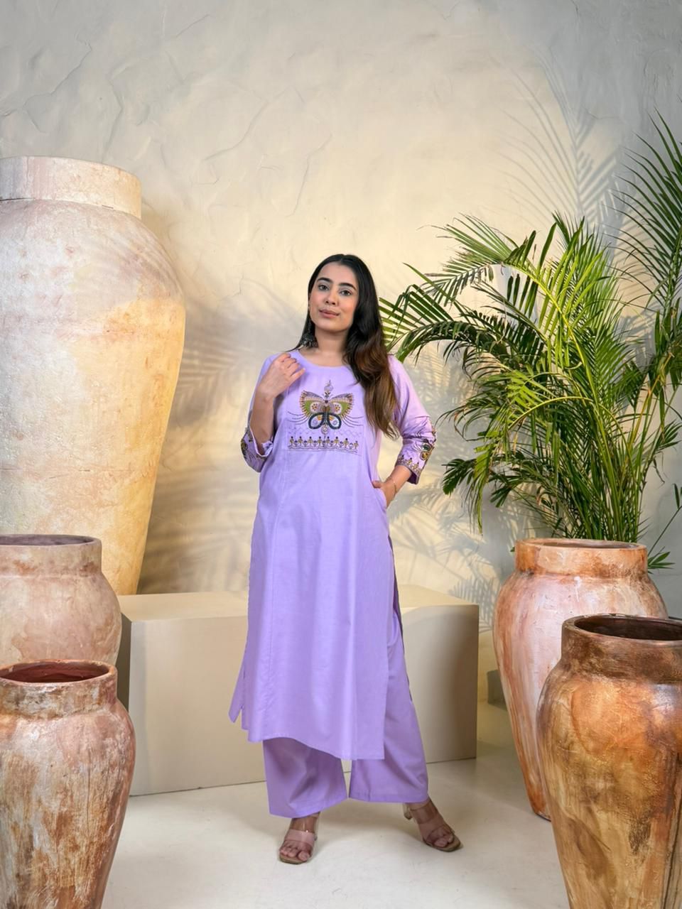 Naisha Co-Ord Set – Lavender