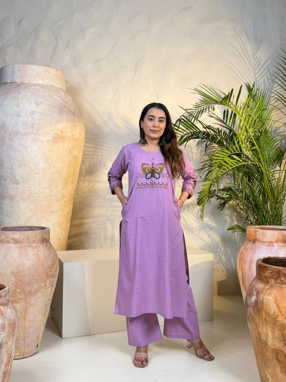 Naisha Co-Ord Set – Lilac