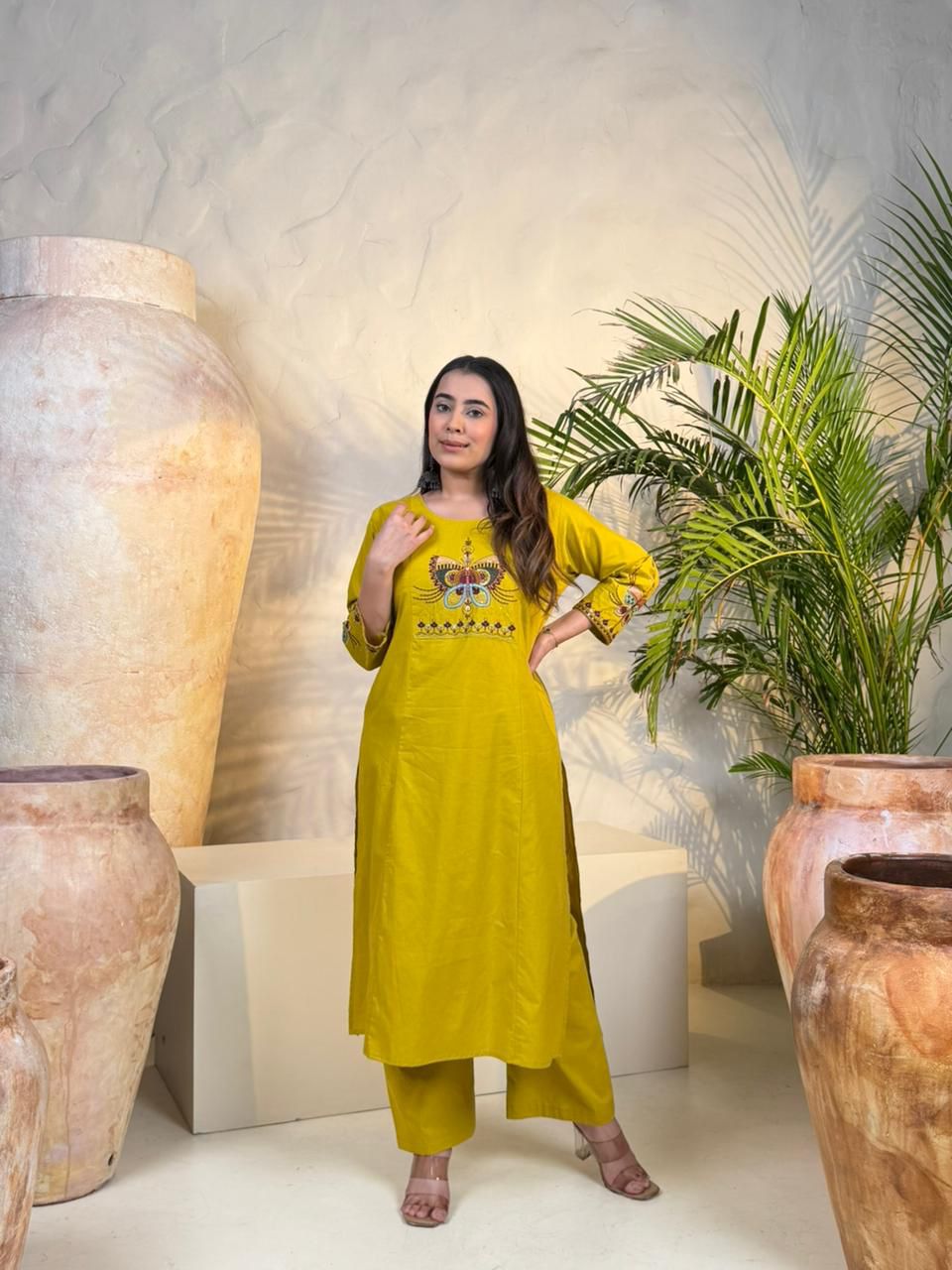 Naisha Co-Ord Set – Sunflower Yellow