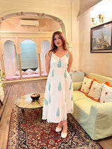 Women’s Party Wear Muslin A-Line Kurti