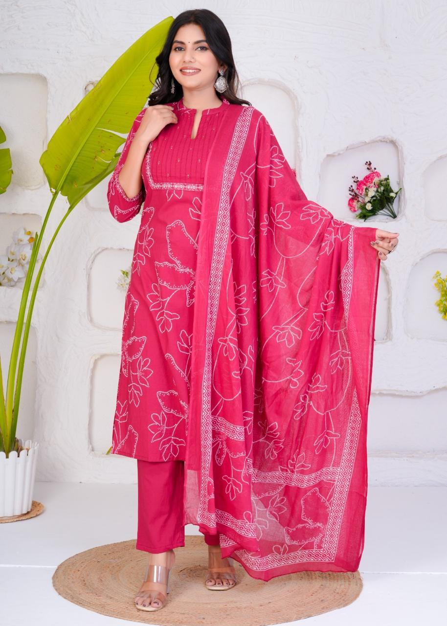 Women’s Stylish Kurti – 3 Piece Suit